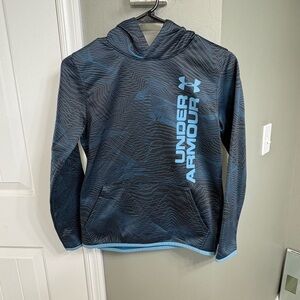 Under Armour ColdGear Blue and Brown Jacket